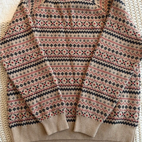 Eddie Bauer Men's Christmas/Fair Isle Sweater | Size XL - Picture 6 of 6